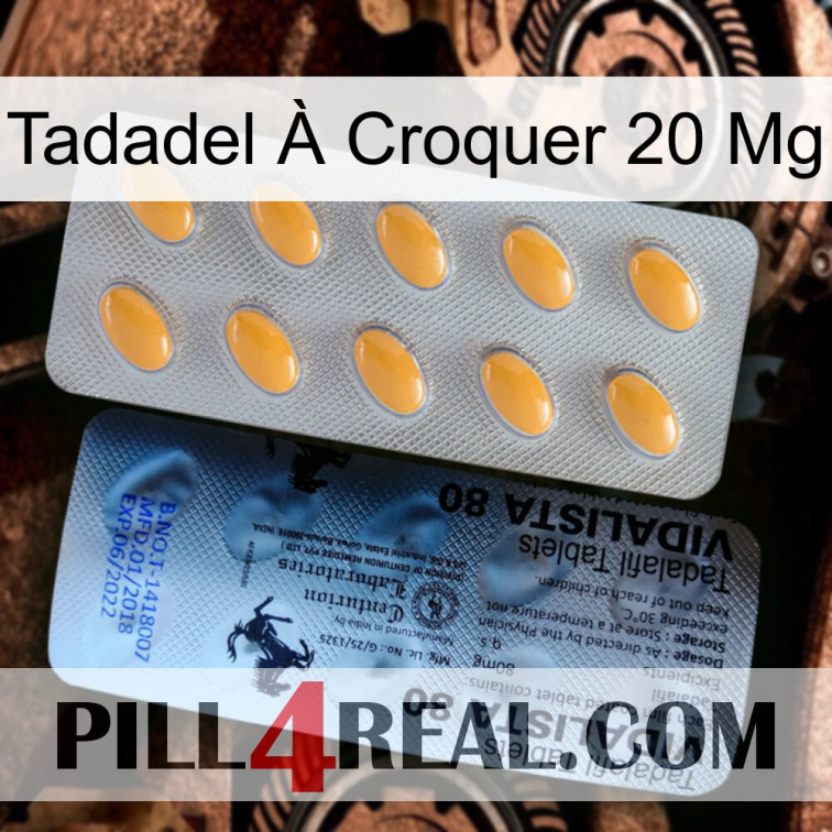 Tadadel À Croquer 20 Mg 44